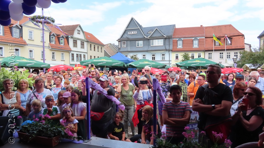 Blick von der Bühne ins Publikum